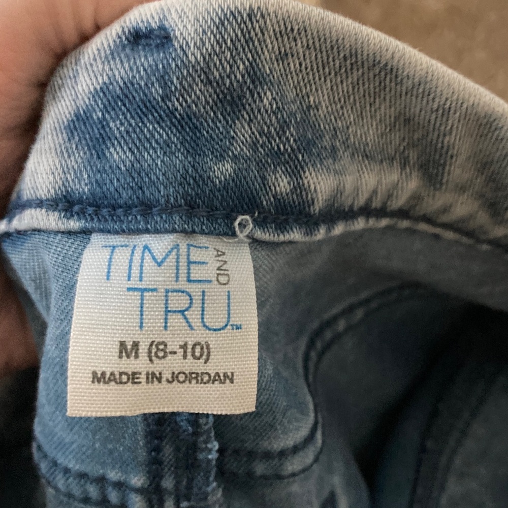 Time and Tru Light Blue jeggings - Picture 2 of 3